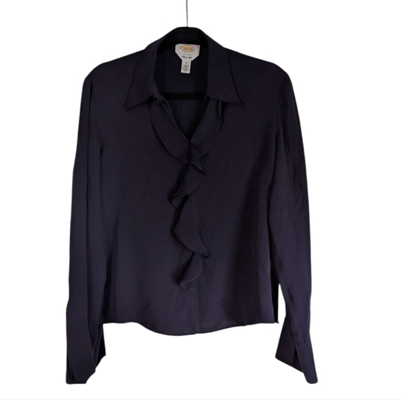 Pure Silk Talbots Top - Picture 2 of 4